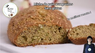 TELLEMENT BON  Miche de pain aux graines de chia CUISSON au Air Fryer ou au FOUR [upl. by Zetrok]