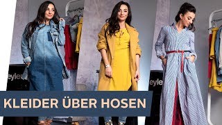 HOW TO STYLE KLEIDER ÜBER HOSEN  refashion  OTTO [upl. by Scarito]