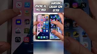 iPhone 16 Pro Max vs Galaxy S24 Ultra Epic Speed Test Which is the best 👑 shorts viralvideo [upl. by Enneicul]