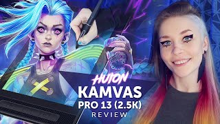 Huion Kamvas Pro 13 25K Unboxing  Review  Test Drawing [upl. by Bahner]