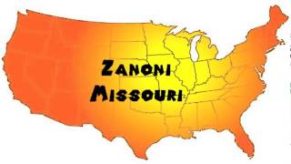 How to Say or Pronounce USA Cities — Zanoni Missouri [upl. by Happy]