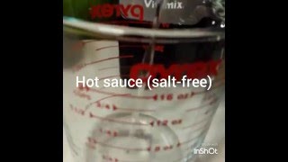 Homemade Hot Sauce saltfree [upl. by Guadalupe]