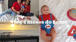 Vlog mêsversario do meu babylasanha e Bentinho não pode tomar a vacina dos 4 meses [upl. by Helse482]