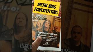 I find more fonts in old metal magazine metal font typography [upl. by Anilemrac]