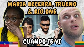 REACTION TO Maria Becerra Trueno Big One  Cuando Te Vi CROSSOVER 5  FIRST TIME HEARING [upl. by Han872]