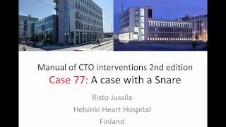 Case 77 Manual of CTO Interventions  Wire snaring and externalization [upl. by Aihseken]