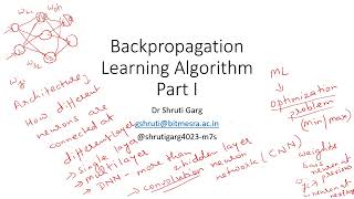 Backpropagation Part I [upl. by Hewitt439]