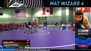 Mat 5 285 Chase Horne Georgia Vs Caspian Grabowski California [upl. by Wilow]