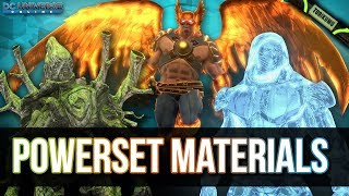 DCUO Powerset Materials [upl. by Derfliw]