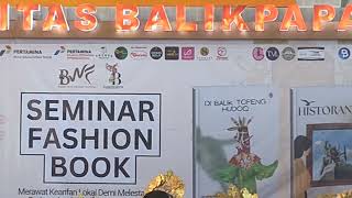 Sambutan Kepala Perpustakaan Universitas Balikpapan UNIBA Dr Firman seminar fashionbook uniba [upl. by Wenona]