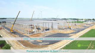 Plateforme logistique Roye  Réalisation Devisubox [upl. by Banna]