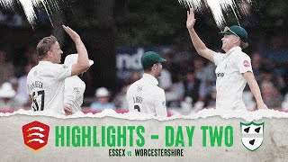 Highlights  BROOKES Continues QUALITY FORM 🔥  Essex v Worcestershire Day 2 [upl. by Anayd]