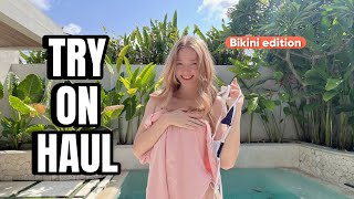 4k  TRY ON HAUL  Bikini  Micro  bikini  GET READY WITH ME [upl. by Nibram499]