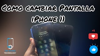 Paso a paso como cambiar una pantalla iPhone 11 [upl. by Enileve]