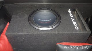 First bass test Pioneer Champion Pro TSW3003D4 subwoofer Pleasant lows Powered with JBL club 5501 [upl. by Uella241]