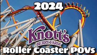 Every Roller Coaster At Knotts Berry Farm In 2024 [upl. by Doehne]