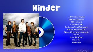 Hinder Greatest Hits Full Album 2024 🍂 Hinder Best Songs Playlist 2024 [upl. by Nnainot]