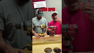 The BIG DIFFERENCE between Milwaukee and DeWALT Hammer Drills [upl. by Westley310]