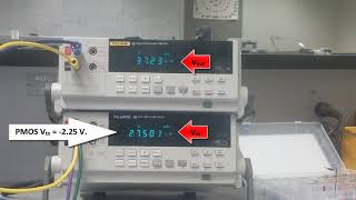 CMOS Inverter using CD4007 in a laboratory setting [upl. by Ihsoyim977]