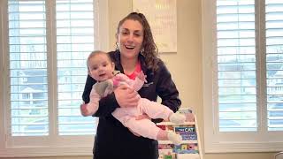 Left Torticollis Treatment Exercises for Babies Part 1  Stretches to Promote Left Rotation [upl. by Den]