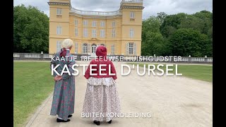 Kaatje 18e eeuwse huishoudster Kasteel DUrsel buiten [upl. by Kcirddec255]