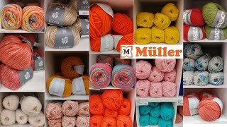 TOLLE WOLLE BEI MÜLLER HERBST EDITION 🧶 [upl. by Aidin483]