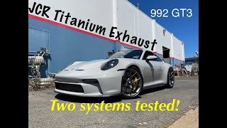 992 GT3 JCR exhaust before and after DB’s drive by sound and impressions [upl. by Kirstin]