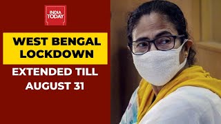 West Bengal Lockdown Extended Till August 31st Gives Relaxation On Bakr Eid [upl. by Yssak]