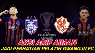 TINDAKAN ARIF AIMAN BUAT GWANGJU FC CEMAS [upl. by Ehav]