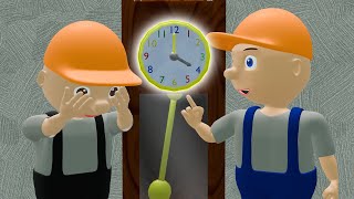 Die Uhrzeit ⏰ Uhr lesen lernen  BlockxBuddys Kinderfilme auf Deutsch Kids Cartoon Folge 77 [upl. by Pavia]