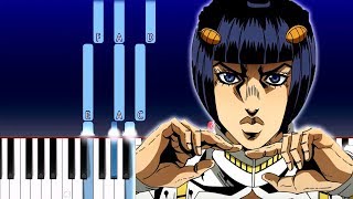 Jojos Bizarre Adventure Golden Wind Ost Vol 2  Incursion Piano Tutorial [upl. by Justicz]