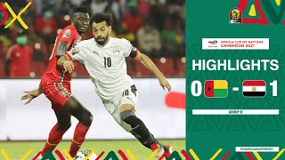 Guinea bissau 🆚 Egypt Highlights  TotalEnergiesAFCON2021  Group D [upl. by Atiz]