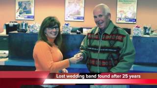 Bowater plant employee finds lost wedding ring after 25 years [upl. by Arlina]