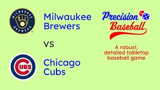 2023 Replay Brewers  Cubs Innings 59 Precision Baseball [upl. by Artapoelc795]