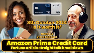 Amazon Prime Visa Credit Card Review by Fortune Recommends  Personal Finance Budgeting amp Cash Back [upl. by Tezile628]