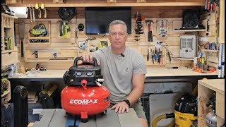 Ecomax 150 psi Air Compressor  Unpack and Review [upl. by Alderson]