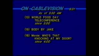 Cablevision channel guide December 15 1990 [upl. by Elvera]