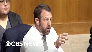 Watch GOP senator challenges Teamsters president to fight at Senate hearing [upl. by Dahij935]