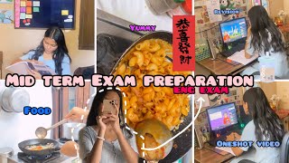 Midterm exam Preparation english exam 😩studycookingpreparation 💕 11th grader [upl. by Royall]