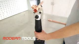 Battery Powered Copper Tube Crimping Tool EP1332K [upl. by Ardeed851]