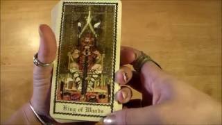 Medieval Scapini Tarot Pt 2 Deck Review [upl. by Swan666]