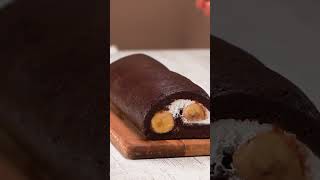 Simpler than you thought Roulade with bananas and Nutella without baking [upl. by Skippy255]