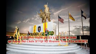 LỄ TƯỞNG NIỆM QUÂN LỰC VNCH 1906 tại Tượng Đài Chiến Sĩ Việt Mỹ Houston Texas USA 6202021 [upl. by Darryn]