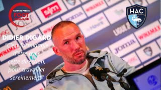 Didier Digard  quotC’est formidable d’être avec cette direction pour travailler sereinementquot [upl. by Noryk70]