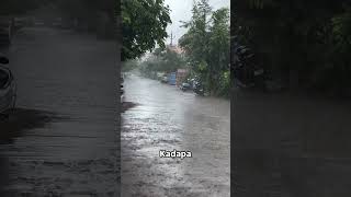 Rain 🌧🌦 😍 📍 kadapakadapasmartcity kadapa kadapadistrict rain [upl. by Stets]