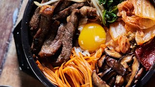 Hot Stone Bibimbap Recipe [upl. by Ahsonek]