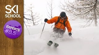 How to Ski Trees  Expert Ski Lessons 85 [upl. by Wesle]