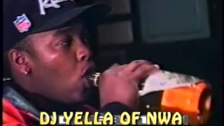 NWA Chilling In Studio 1990 Lost Footage pt10 DJ Yella of NWA [upl. by Mcnally540]