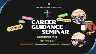 CAREER GUIDANCE SEMINAR FOR STD X  ST CHARLES KOCHI [upl. by Jim]