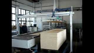 Automatic wood plate vacuum lifter [upl. by Llehsam]